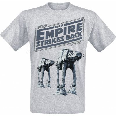 Star Wars - Disney T-shirt - The Empire Strikes Back - M 4XL - för Herr - grå