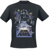 Star Wars - Disney T-shirt - The Empire Strikes Back - S XXL - för Herr - svart