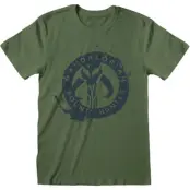 Star Wars - Disney T-shirt - The Mandalorian: Bounty Hunter - S XXL - för Herr - grön