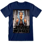Star Wars - Disney T-shirt - White Blades - L - för Dam - blå