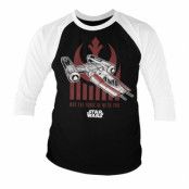 Star Wars IX - The Force Baseball 3/4 Sleeve Tee, Long Sleeve T-Shirt