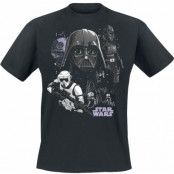 Star Wars T-shirt - Battle Of Endor - XL - för Herr - svart