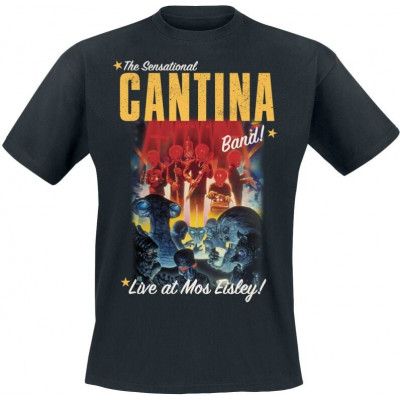 Star Wars - Disney T-shirt - Cantina Band - M 4XL - för Herr - svart