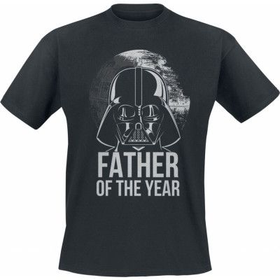 Star Wars - Disney T-shirt - Darth Vader - Father Of The Year - S XXL - för Herr - svart