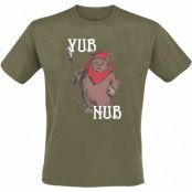 Star Wars T-shirt - Ewok - Yub Nub - M - för Herr - grön