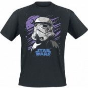 Star Wars T-shirt - Galaxy Stormtrooper - S 5XL - för Herr - svart