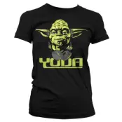 Star Wars - T-Shirt Girl Cool Yoda - Black (L)
