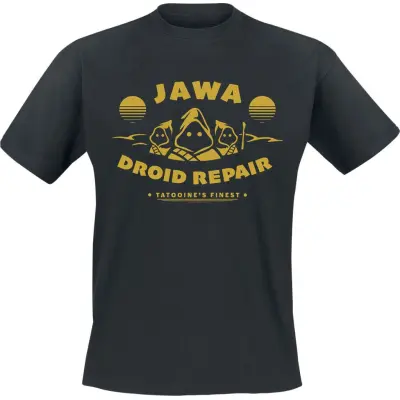 Star Wars T-shirt - Jawa Droid Repair - S XXL - för Herr - svart