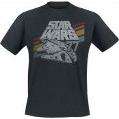 Star Wars T-shirt - Millenium Falcon - S L - för Herr - svart