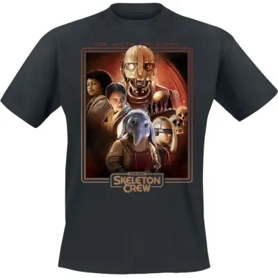 Star Wars - Disney T-shirt - Skeleton Crew - Tales Of The Galaxy - M 3XL - för Herr - svart