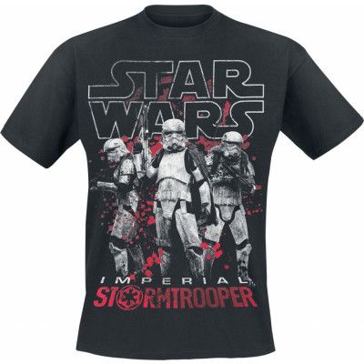 Star Wars - Disney T-shirt - Solo: A Star Wars Story - Imperial Stormtrooper - S 4XL - för Herr - svart