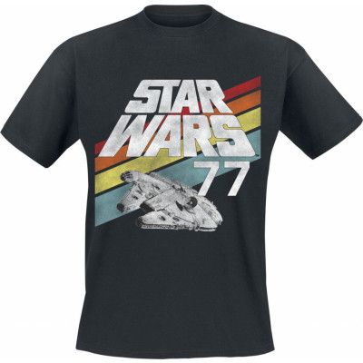 Star Wars - Disney T-shirt - Star Wars - 77 - S XXL - för Herr - svart