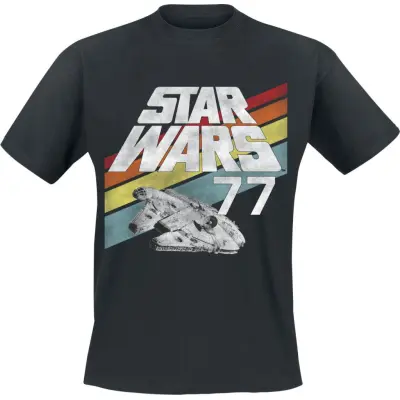 Star Wars - Disney T-shirt - Star Wars - 77 - S XXL - för Herr - svart