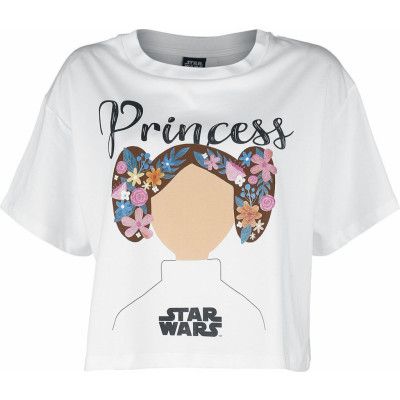 Star Wars - Disney T-shirt - Princess Lea - S XXL - för Dam - vit