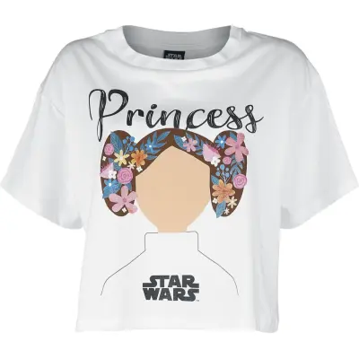 Star Wars - Disney T-shirt - Prinsessan Leia - M XXL - för Dam - vit