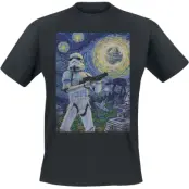 Star Wars T-shirt - Stormy Night - S XXL - för Herr - svart