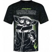 Star Wars T-shirt - The Mandalorian - Grogu - M L - för Herr - flerfärgad