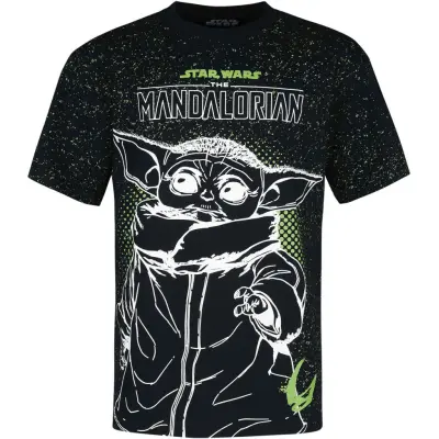 Star Wars T-shirt - The Mandalorian - Grogu - M L - för Herr - flerfärgad