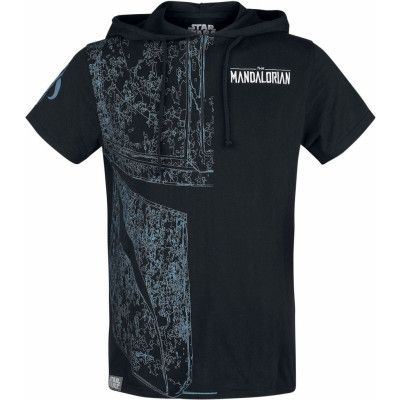 Star Wars T-shirt - The Mandalorian - S L - för Herr - svart