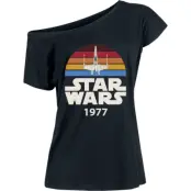 Star Wars - Disney T-shirt - X-Wing - S XXL - för Dam - svart