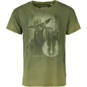Star Wars - Disney T-shirt - Yoda - May The Force Be With You - S XXL - för Herr - grön