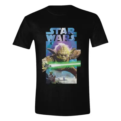 Star Wars T-Shirt Yoda Poster Size S