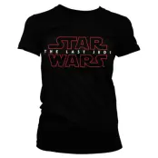 Star Wars The Last Jedi Logo Svart Dam T-shirt M