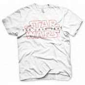 Star Wars The Last Jedi Logo Vit T-shirt S
