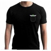 Star Wars the Mandalorian Baby Yoda T-shirt Svart
