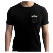 Star Wars the Mandalorian Baby Yoda T-shirt Svart XL