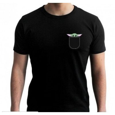 Star Wars the Mandalorian Baby Yoda T-shirt Svart XL