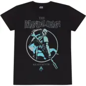 Star Wars: The Mandalorian - Disney T-shirt - Grunge Poster - S XXL - för Herr - svart