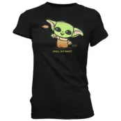 Star Wars The Mandalorian Loose POP! Tees Ladies T-Shirt Cute Child Force Size M