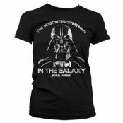 Star Wars The Most Interesting Man In The Galaxy Girly T-Shirt