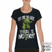 There Is No Try - Yoda Performance Girly Tee, T-Shirt
