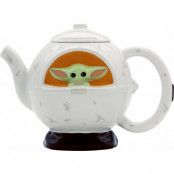 Star Wars Tekanna - The Mandalorian - Grogu tekanna rymdskepp - för flerfärgad