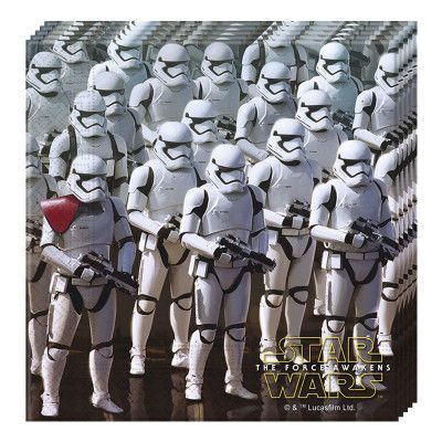 Star Wars The Force Awakens servetter - 20-pack