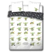 Star Wars The Mandalorian Baby Yoda cotton duvet cover bed 135cm