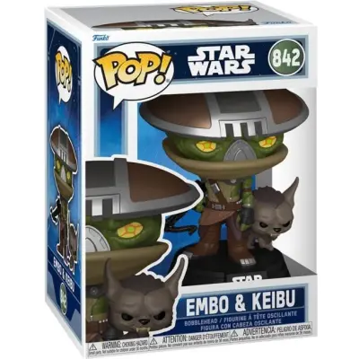 Star Wars - The Mandalorian - Embo + Keibu (Pop & Buddy) Vinyl Figur 842 - Funko Pop! - Funko Shop Europe