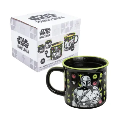 Star Wars: The Mandalorian Heat Change Mug Mandalorian and Grogu