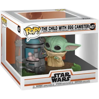 Star Wars - The Mandalorian - The Child with Egg Canister (Pop! Deluxe) Vinyl Figur 407 - Funko Pop! - Funko Shop Europe