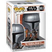 Star Wars - The Mandalorian with Darksaber vinylfigur nr 663 - Funko Pop! - Funko Shop Europe