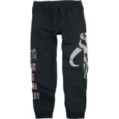 Star Wars Träningsbyxor - The Mandalorian - Where I Go, He Goes - M XXL - för Herr - svart