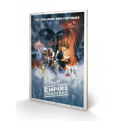 Star Wars - Wood Print 40X59 - Empire Strike Back