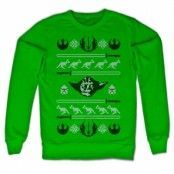 Star Wars Yodas X-Mas Knit Sweatshirt, Sweatshirt