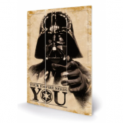 STAR WARS Your Empire Needs You Wood Print 20x29.5cm
