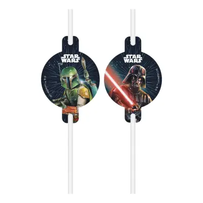 Sugrör Star Wars - 4-pack