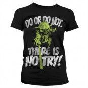 There Is No Try - Yoda Girly T-Shirt, T-Shirt