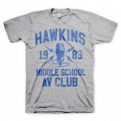 Hawkins 1983 Middle School AV Club T-Shirt, T-Shirt