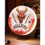 Licensierad Stranger Things Hellfire Club Logolampa 23,5 cm